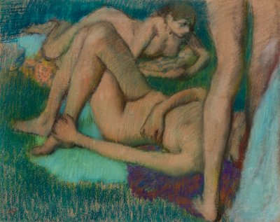水浴者 作： Edgar Degas
