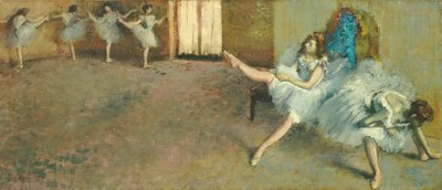 バレエの前 作： Edgar Degas