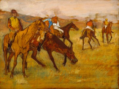 レース前 作： Edgar Degas