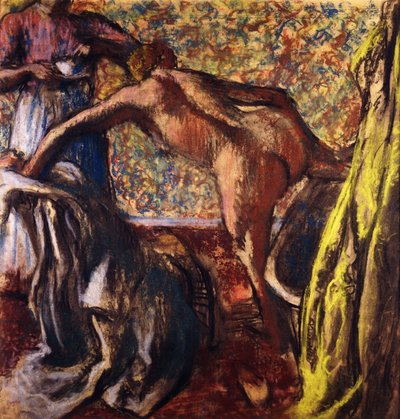 お風呂の後の朝食。入浴後の朝食、1895-98年頃 作： Edgar Degas