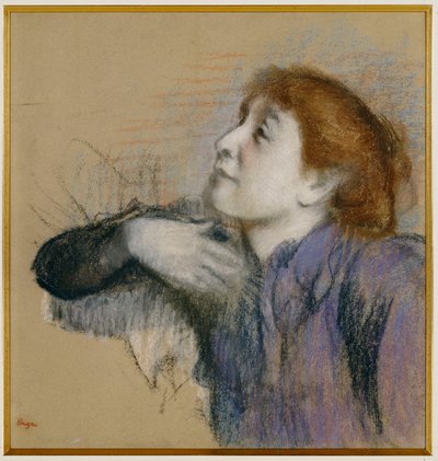 女性の胸像、1880〜85年頃 作： Edgar Degas
