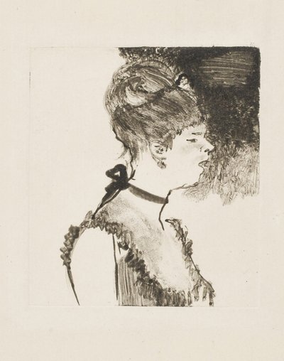 カフェコンサート歌手、1878〜80年 作： Edgar Degas