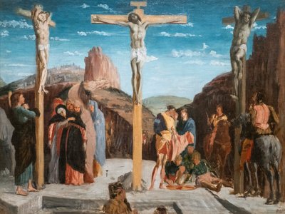 カルヴァリー（アンドレア・マンテーニャのコピー）。1861.キャンバスに油彩。 作： Edgar Degas