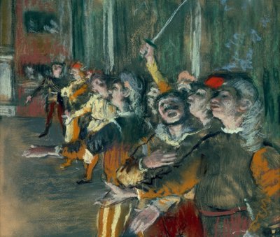 政治家、エキストラも言った 作： Edgar Degas