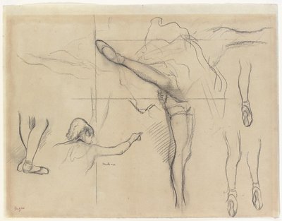 ダンサー-6つのスケッチ 作： Edgar Degas