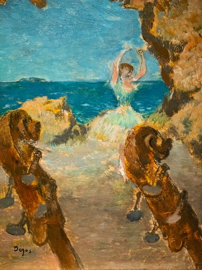 ダンサー。バレエのシーン。1891.キャンバスに油彩。 作： Edgar Degas