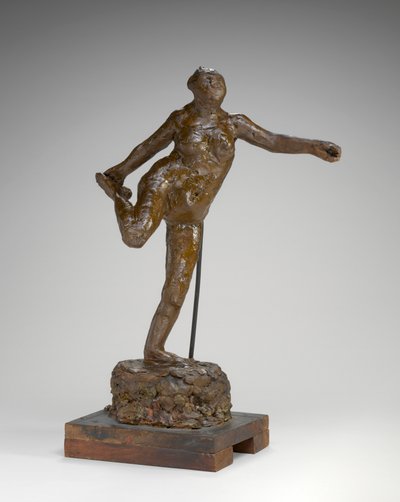 右足を右手に持ったダンサー 作： Edgar Degas
