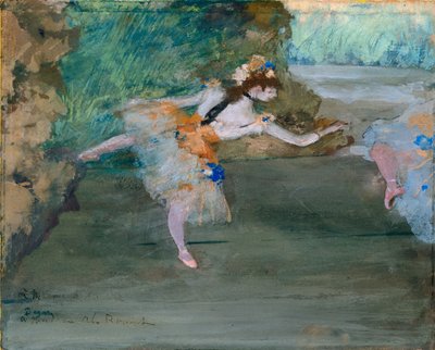ダンサーオンステージ、ca。 1877 作： Edgar Degas