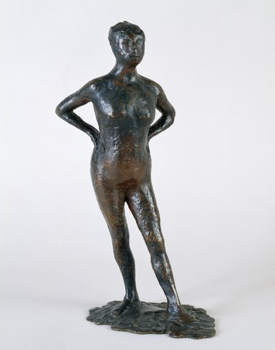 安静時のダンサー、1892〜95年（ブロンズ） 作： Edgar Degas