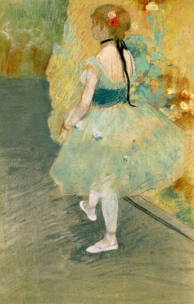 グリーンのダンサー、1878年頃 作： Edgar Degas
