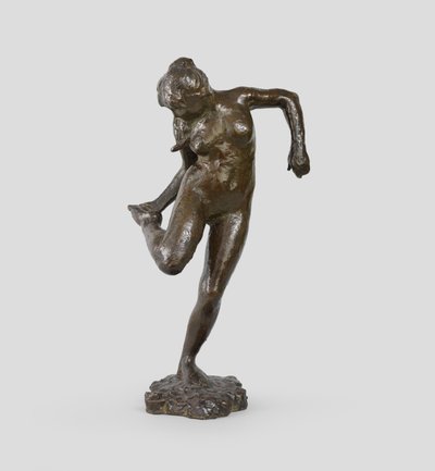 右足の裏を見ているダンサー、右足の裏を見ているダンサー、1895-1903年 作： Edgar Degas