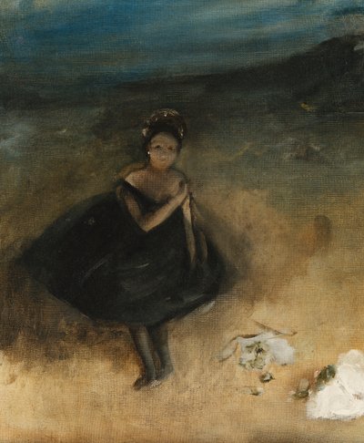 ブーケを持ったダンサー。ブーケを持ったダンサー 作： Edgar Degas