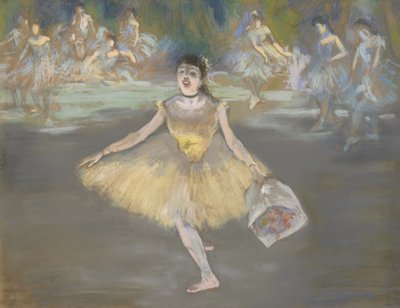 1923年以前のブーケを持つダンサー 作： Edgar Degas