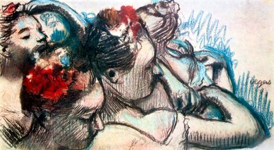 ダンサーヘッズ、1899年 作： Edgar Degas