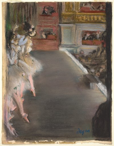 古いオペラハウスのダンサー、c。 1877年。 作： Edgar Degas