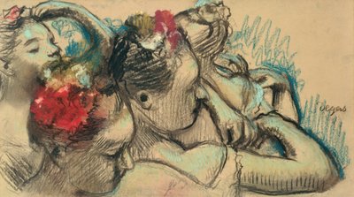 ダンサー」1896-8年頃（紙にパステル 作： Edgar Degas