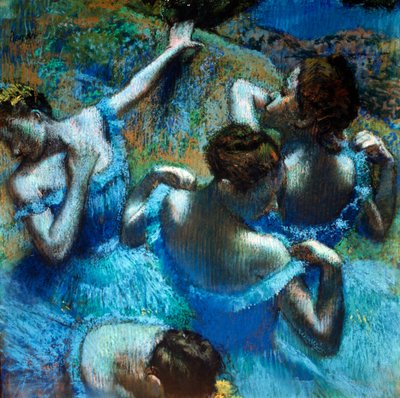 ブルーのダンサー、c1898。 作： Edgar Degas