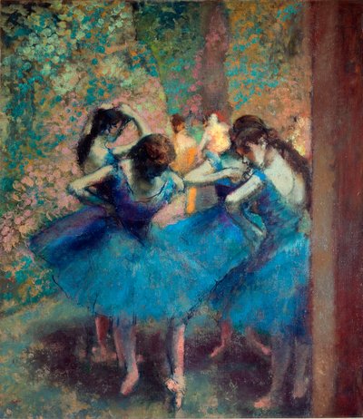 青い服の踊り子たち 1890年頃 油彩・カンヴァス 作： Edgar Degas