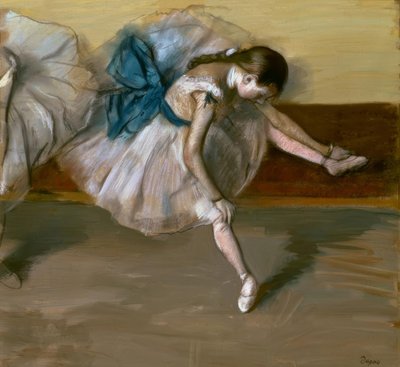 安静時のダンサー 作： Edgar Degas