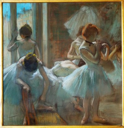 安静時のダンサー 作： Edgar Degas