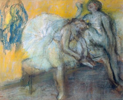 安静時の2人のダンサー 作： Edgar Degas