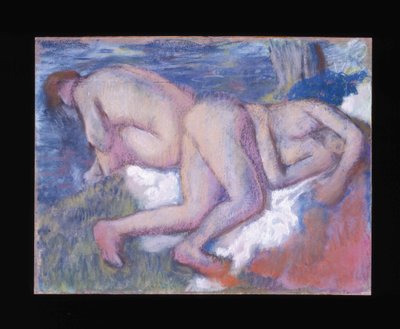 入浴する 2 人の女性 入浴する 2 人の女性、c。 1895年。 作： Edgar Degas