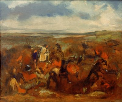 ポワチエの戦い 作： Edgar Degas