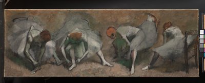 ダンサーのフリーズ、1895年頃 作： Edgar Degas