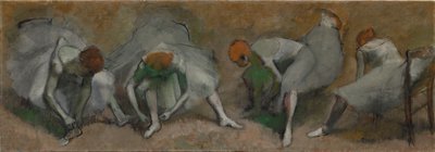 ダンサーのフリーズc。 1895 作： Edgar Degas