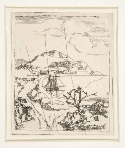 ギリシャの風景、またはアンカレッジ 作： Edgar Degas