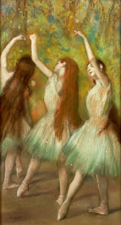 グリーンダンサー、1878年 作： Edgar Degas