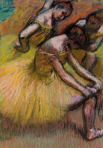 ダンサーのグループ 作： Edgar Degas