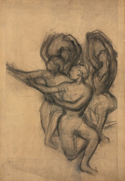 ダンサーのグループ。ダンサーのグループ、1895-1900年頃 作： Edgar Degas