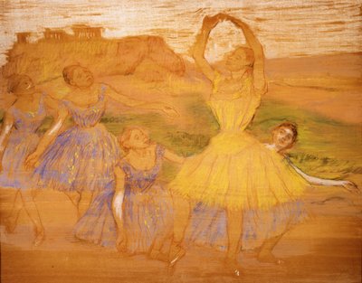 ダンサーのグループ、1895-1897年頃 作： Edgar Degas