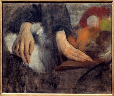 ベッレリー家の手習い エドガー・ドガ（1834-1917）の絵画 1859年 日。0,38x0,46 m パリ、オルセー美術館 作： Edgar Degas