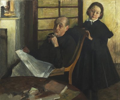 アンリドガと彼の姪ルーシードガ 作： Edgar Degas