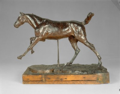 右足で駆ける馬 作： Edgar Degas