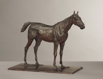 ホーススタンディング、1870年代モデル、1919年から21年までキャスト 作： Edgar Degas