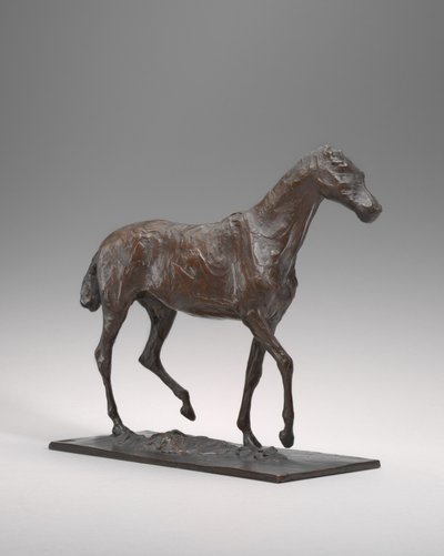 ホース ウォーキング、オリジナル ワックス、おそらく 1870 年代初期、キャスト c. 19201921. 作： Edgar Degas
