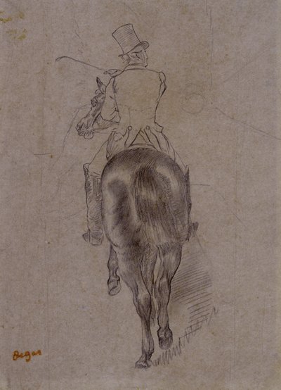 馬のハンツマン 作： Edgar Degas