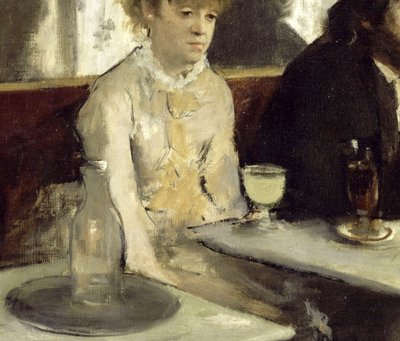 カフェやアブサンで 作： Edgar Degas