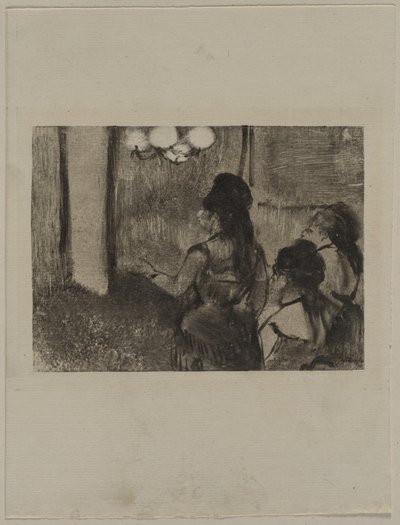 サロンで 作： Edgar Degas