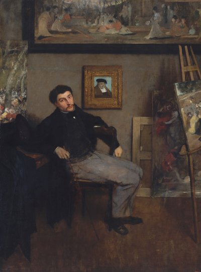 ジェームズ-ジャック-ジョセフティソ1836-1902、ca。 1867-68。 作： Edgar Degas