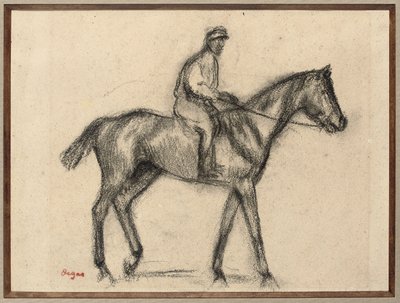 騎手、 作： Edgar Degas