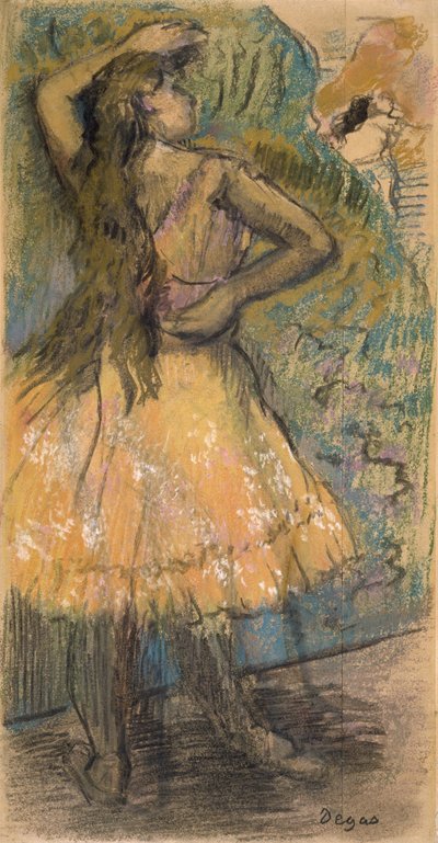 踊り子 1888年頃（紙にパステル） 作： Edgar Degas