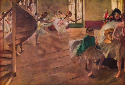 La Repetition、1877 作： Edgar Degas