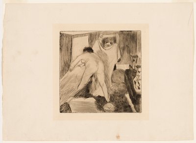 風呂を出る 作： Edgar Degas