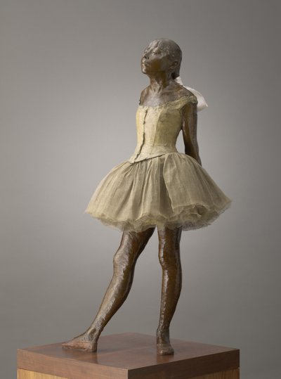 リトルダンサー、14歳、モデル1879–81、キャスト1919–21 作： Edgar Degas