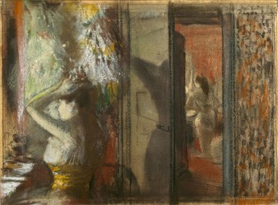 女優ロッジ 作： Edgar Degas