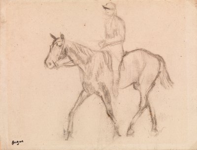馬に乗った男 作： Edgar Degas